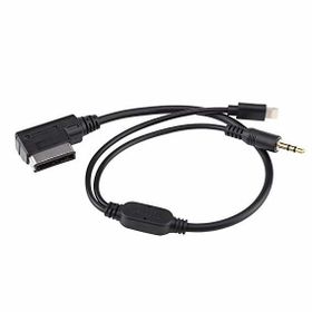 Techmaster Vw Audi 3.5 mm Aux Kablosu ve iPhone Lightning Şarj
