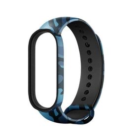 Techmaster Xiaomi Mi Band 5 Mi Band 6 Mi Band 7 Kamuflaj Desen Kordon