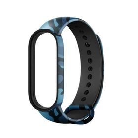 Techmaster Xiaomi Mi Band 5 Mi Band 6 Mi Band 7 Kamuflaj Desen Kordon