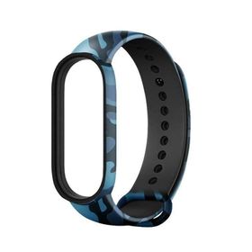 Techmaster Xiaomi Mi Band 5 Mi Band 6 Mi Band 7 Kamuflaj Desen Kordon