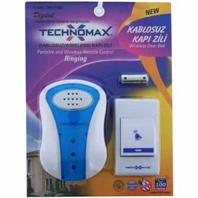 Technomax TM-1101 Kablosuz Metalik Kapı Zili