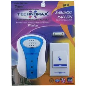 Technomax TM-1101 Kablosuz Metalik Kapı Zili