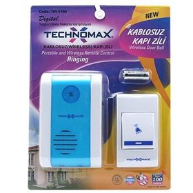 Technomax TM-1104 Çok Frekanslı Kablosuz Zil