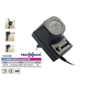 Technomax TM-2108 500A Switch Adaptör