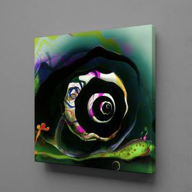 Technopa 3 Boyutlu Çiçek 130x130 cm Kanvas Tablo