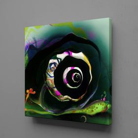 Technopa 3 Boyutlu Çiçek 60x60 cm Kanvas Tablo