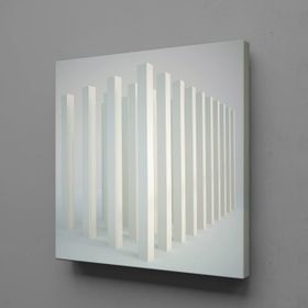 Technopa 3 Boyutlu Çubuklar 110x110 cm Kanvas Tablo