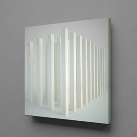 Technopa 3 Boyutlu Çubuklar 110x110 cm Kanvas Tablo