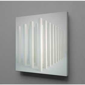 Technopa 3 Boyutlu Çubuklar 40x40 cm Kanvas Tablo