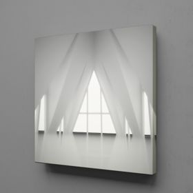 Technopa 3 Boyutlu Mimari 30x30 cm Kanvas Tablo
