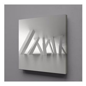 Technopa 3 Boyutlu Soyut Çubuklar 70x70 cm Kanvas Tablo