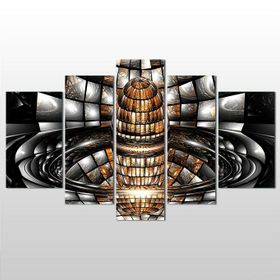 Technopa 3D Görsel 208x120 cm Kanvas Tablo