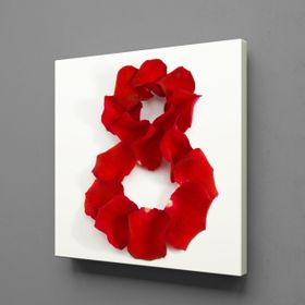 Technopa 8 Mart Dünya Kadınlar Günü 100x100 cm Kanvas Tablo