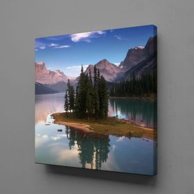 Technopa Ada ve Yansımalar 90x90 cm Kanvas Tablo