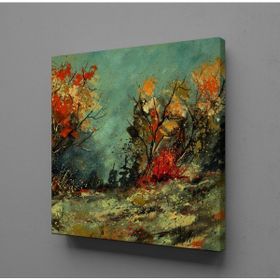 Technopa Ağaçlar 100x100 cm Kanvas Tablo