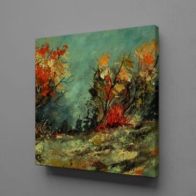 Technopa Ağaçlar 60x60 cm Kanvas Tablo