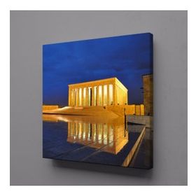 Technopa Anıtkabir Akşam Temalı 100x100 cm Kanvas Tablo