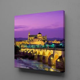 Technopa Antik Şehir 100x100 cm Kanvas Tablo