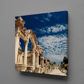 Technopa Antik Şehir 25x25 cm Kanvas Tablo