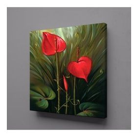 Technopa Antoryum Çiçeği 130x130 cm Kanvas Tablo