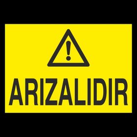 Technopa Arızalıdır 30 x 40 cm Uyarı Levhası