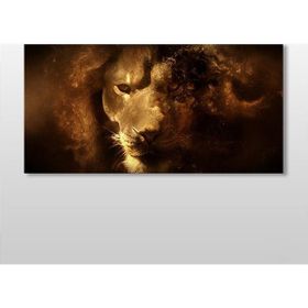 Technopa Aslan 100x50 cm Kanvas Tablo
