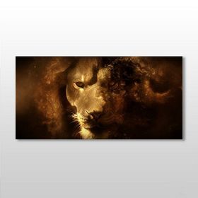 Technopa Aslan 120x60 cm Kanvas Tablo