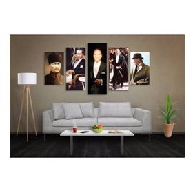 Technopa Atatürk Resim Modelleri 208x120 cm Kanvas Tablo