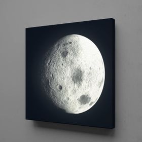 Technopa Ay Temalı 80x80 cm Kanvas Tablo