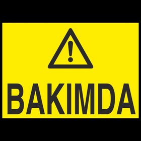 Technopa Bakımda Uyarı Levhası
