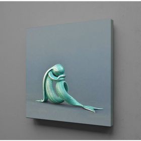 Technopa Balık 110x110 cm Kanvas Tablo