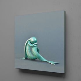 Technopa Balık 50x50 cm Kanvas Tablo