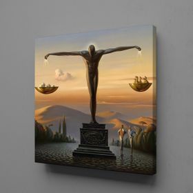 Technopa Bıldırcın Yumurtaları 120x120 cm Kanvas Tablo