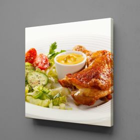 Technopa Bıldırcın Yumurtaları 130x130 cm Kanvas Tablo