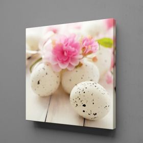 Technopa Bıldırcın Yumurtaları 25x25 cm Kanvas Tablo