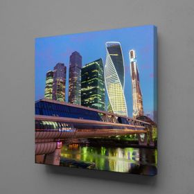 Technopa Binalar 50x50 cm Kanvas Tablo