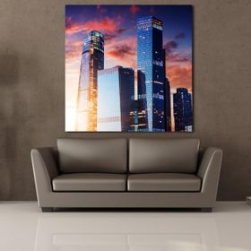 Technopa Binalar 50x50 cm Kanvas Tablo