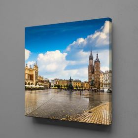 Technopa Binalar 70x70 cm Kanvas Tablo
