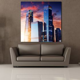 Technopa Binalar 80x80 cm Kanvas Tablo