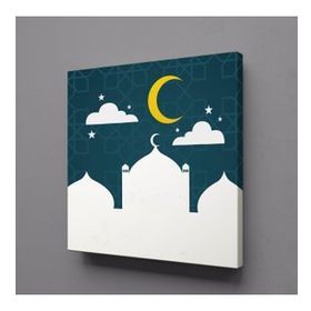 Technopa Cami Ay 120x120 cm Kanvas Tablo