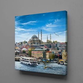 Technopa Cami Tekne 30x30 cm Kanvas Tablo