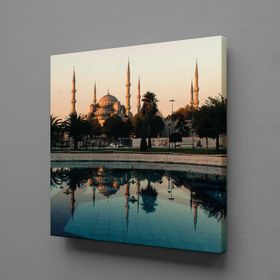 Technopa Caminin Yansıması 100x100 cm Kanvas Tablo