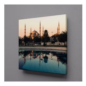 Technopa Caminin Yansıması 30x30 cm Kanvas Tablo