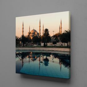 Technopa Caminin Yansıması 40x40 cm Kanvas Tablo