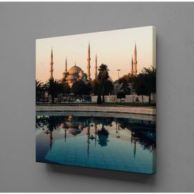 Technopa Caminin Yansıması 80x80 cm Kanvas Tablo