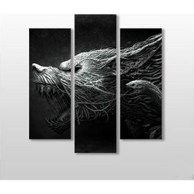 Technopa Canavar 75x80 cm Kanvas Tablo