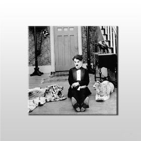 Technopa Charlie Chaplin 150x150 cm Kanvas Tablo