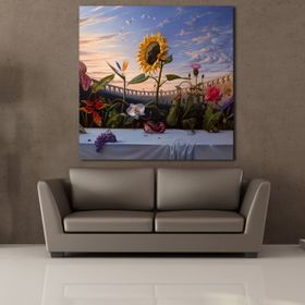 Technopa Çiçekler 40x40 cm Kanvas Tablo