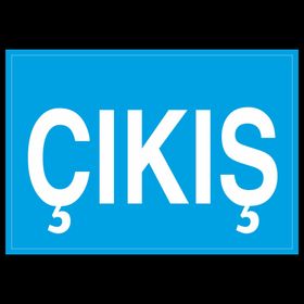Technopa Çıkış Uyarı Levhası