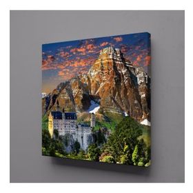 Technopa Dağ Manzarası 80x80 cm Kanvas Tablo